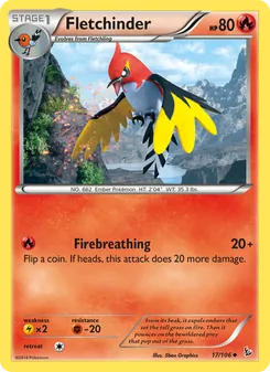 Fletchinder, card 17 from Flashfire