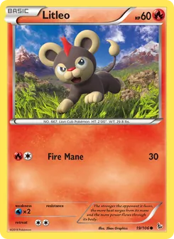 Litleo, card 19 from Flashfire