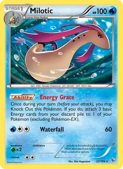 Milotic, card 23 from Flashfire