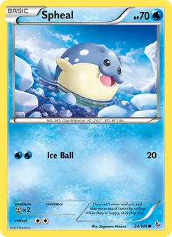 Spheal, card 24 from Flashfire