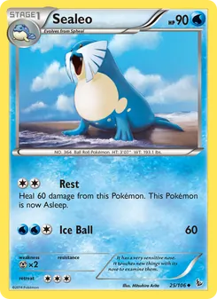 Sealeo, card 25 from Flashfire