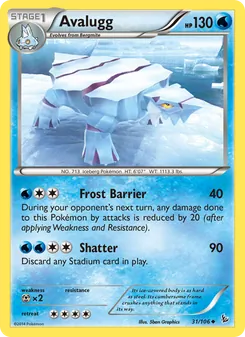 Avalugg, card 31 from Flashfire