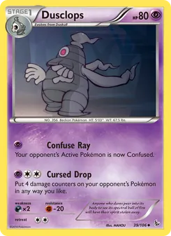 Dusclops, card 39 from Flashfire