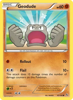 Geodude, card 45 from Flashfire