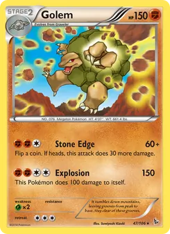 Golem, card 47 from Flashfire