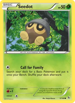 Seedot, card 5 from Flashfire