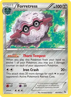 Forretress, card 60 from Flashfire