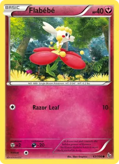 Flabébé, card 63 from Flashfire