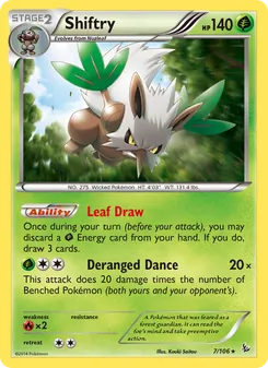 Shiftry, card 7 from Flashfire