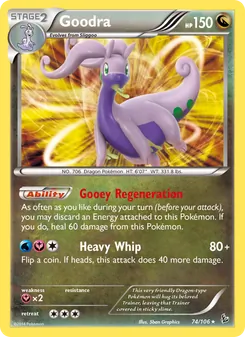 Goodra, card 74 from Flashfire