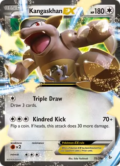 Kangaskhan EX, card 78 from Flashfire