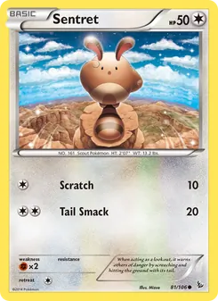 Sentret, card 81 from Flashfire