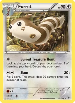 Furret, card 82 from Flashfire