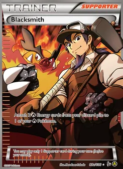 Blacksmith, card 88a from Flashfire