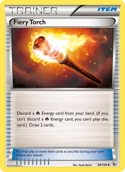 Fiery Torch, card 89 from Flashfire